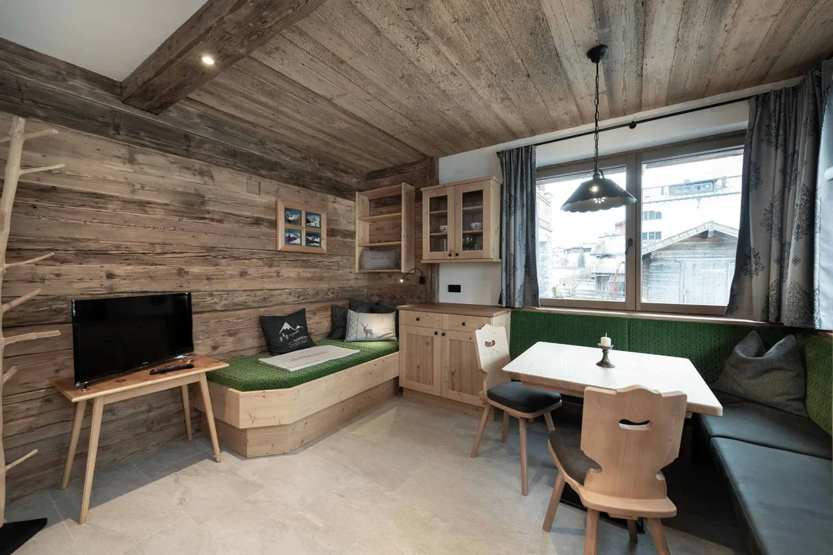 Cosy seating area in Chalet Holzi